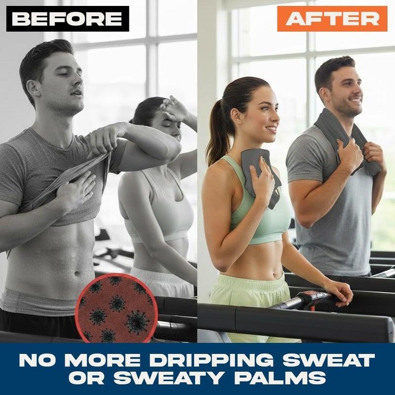 ARMORAY Sweat Absorbing Towel Handkerchief – Quick-Dry Microfiber Gym Towels for Face, Hands & Body – Workout Towel for Men, Sport Rag, Perfect for Tennis, Pickleball & Sauna Use by Women - Image 3